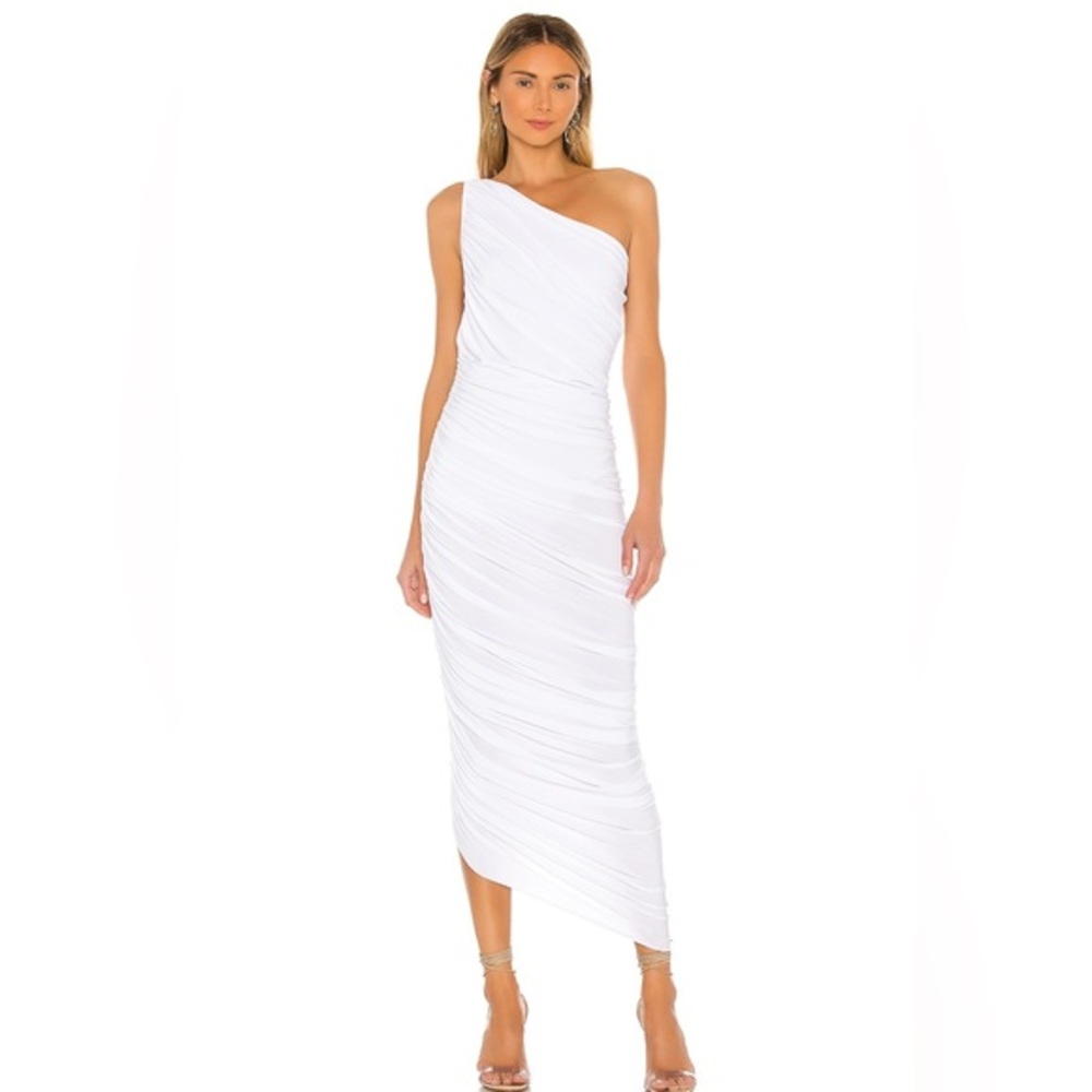 Norma Kamali Diana Dress White